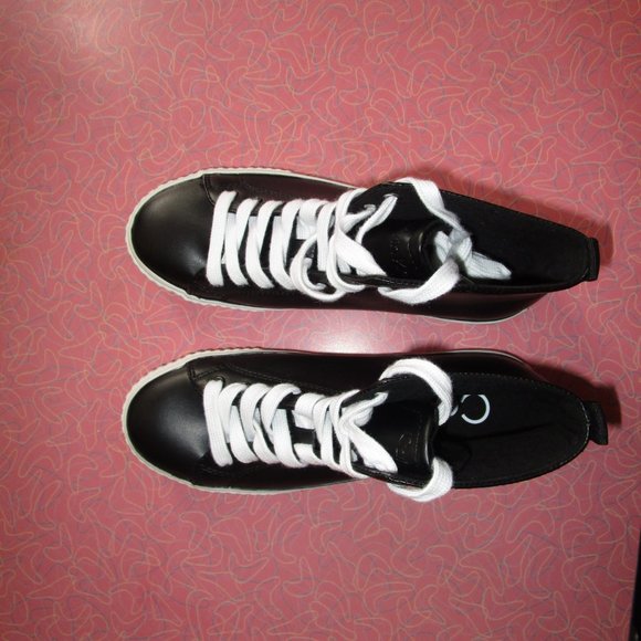 Calvin Klein Black High Top Sneaker - Picture 3 of 5